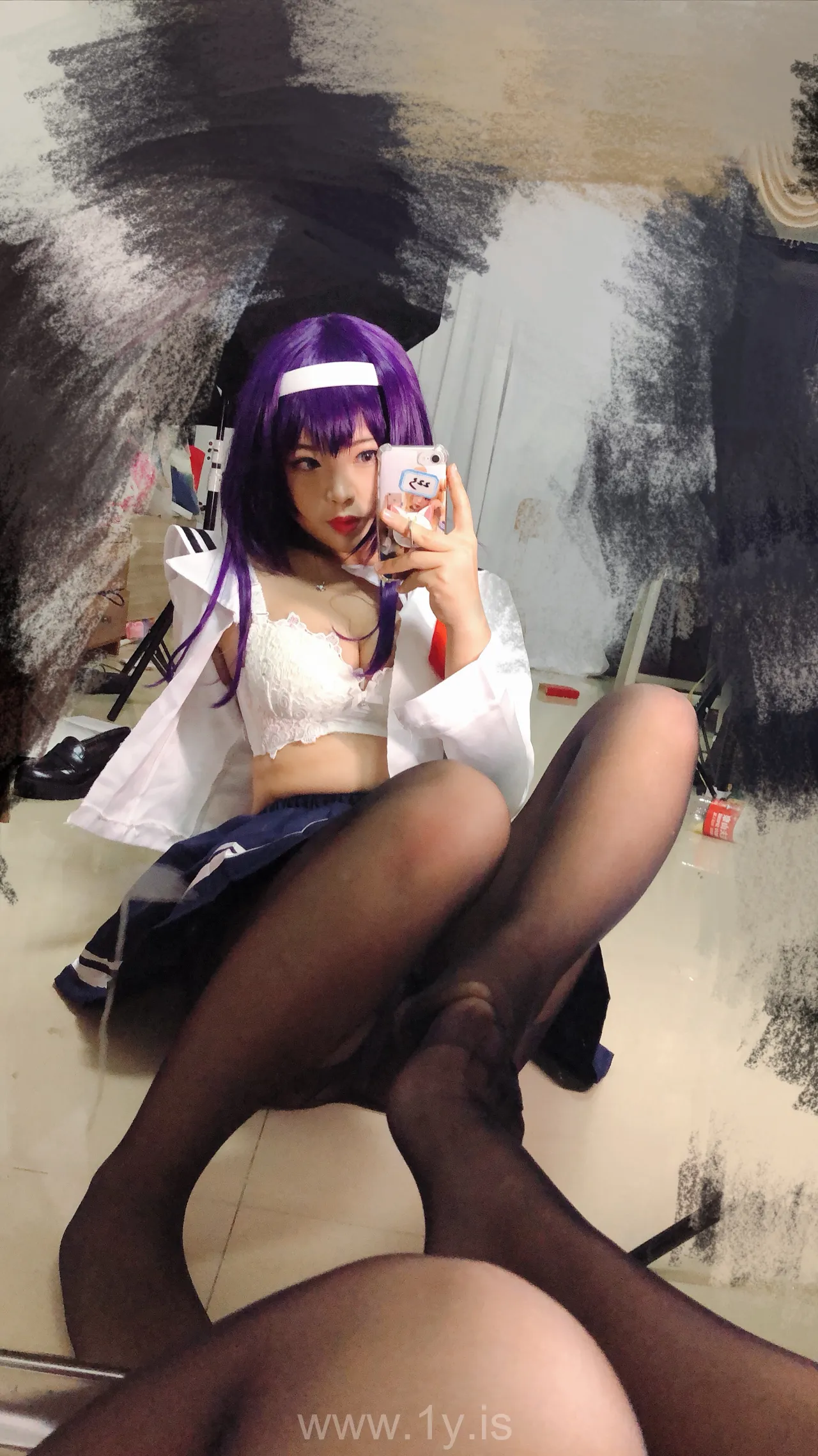 Coser@白烨 NO.020 学姐校服自拍